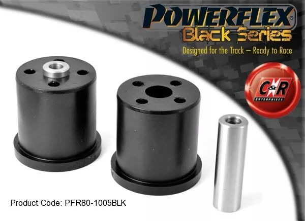 Powerflex Black Arrière Faisceau Bagues de Support Pour Opel Corsa C 00-06