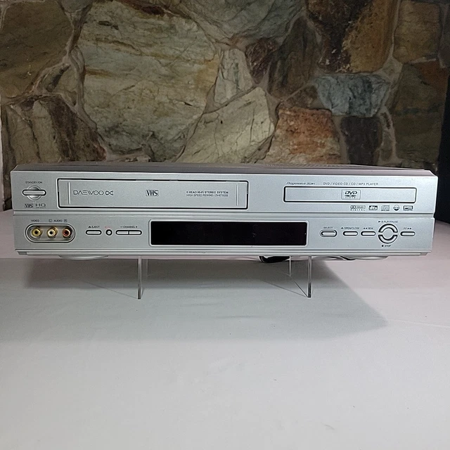 DAEWOO DV6T955B DVD/VCR Combo Player 6 Head HiFi No Remote TESTED
