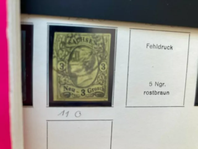 AD Sachsen, Mi. Nr. 11, gestempelt, Mi. 20.- (1)