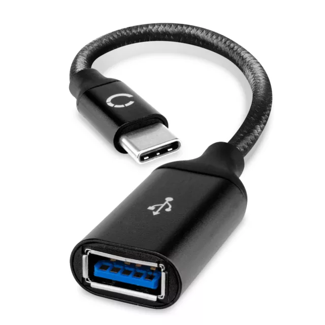 CONNECTEUR MOBILEFOX USB Type-C 12 cm câble de charge câble court