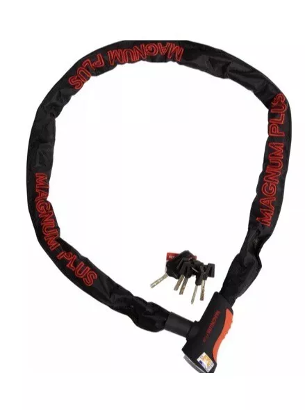 Magnum Plus Bicicletta scooter/serratura catena moto 120 cm x 8 mm