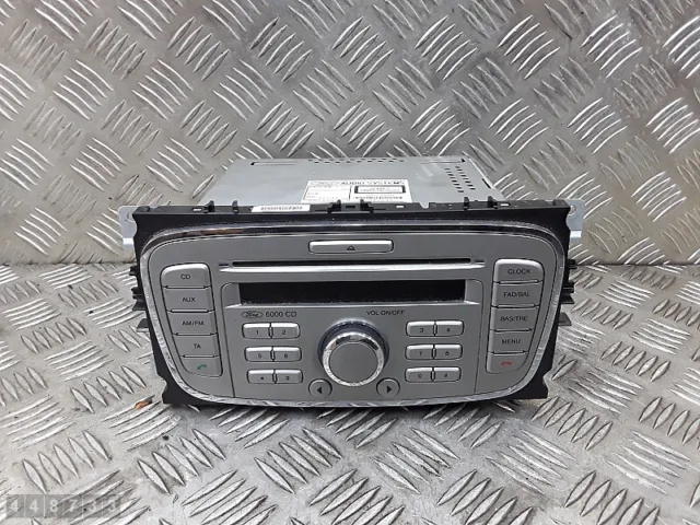  Ford 6000CD Bluetooth Radio RDS EON Original 6000NE  Black 6000 Fl