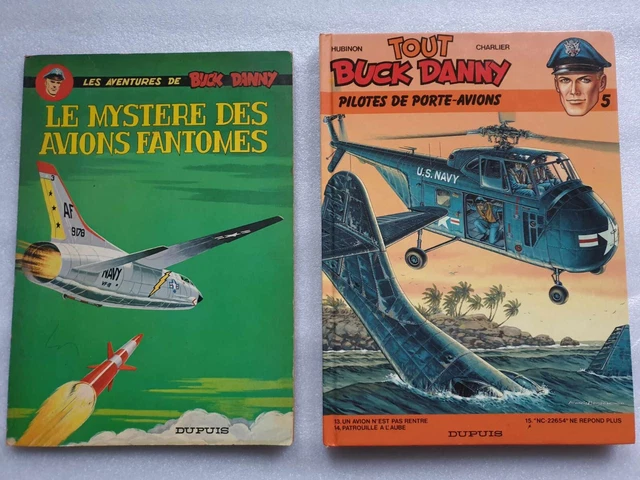 BD BUCK DANNY avions fantomes 1966 et Pilotes de porte-avions 1990 EUR