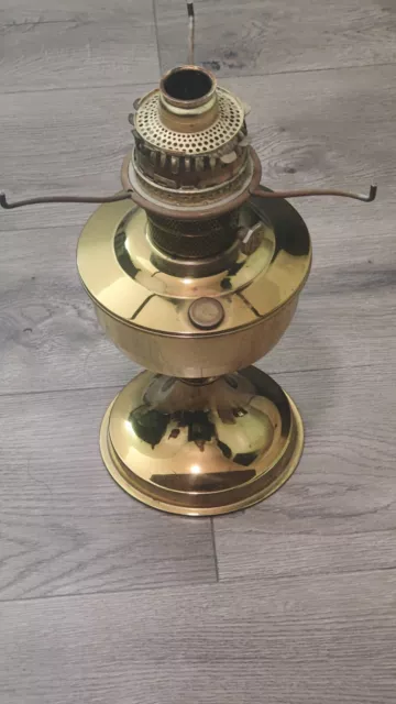 Vintage ALADDIN Oil Lamp Base MODEL C Burner Tripod Shade Mount