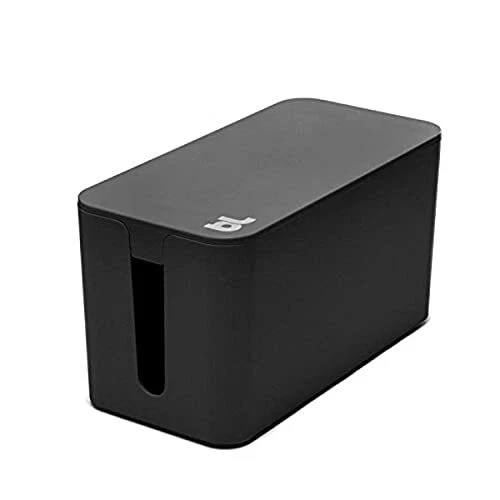 Bluelounge CableBox Mini solution de gestion de câbles Noir Blucbm-BL