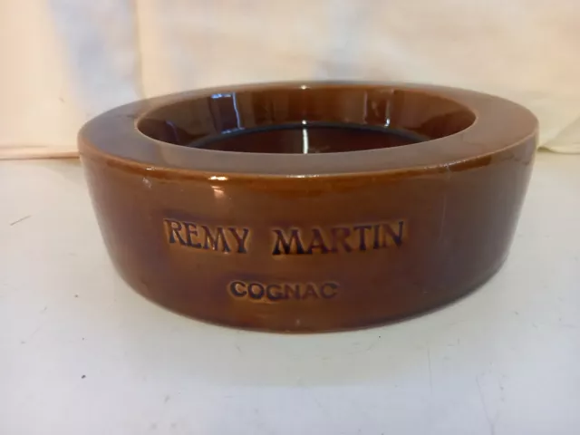 Remy Martin Modele Depose Porcelain Brown Cigar Ashtray Remy Martin Cognac