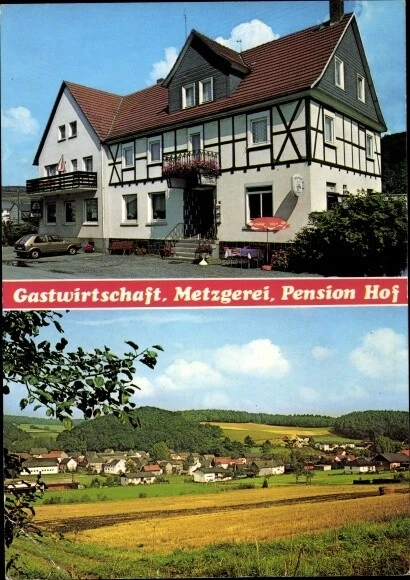 Ak Sinkershausen Gladenbach Hessen, Gastwirtschaft, Metzgerei,... - 3403399