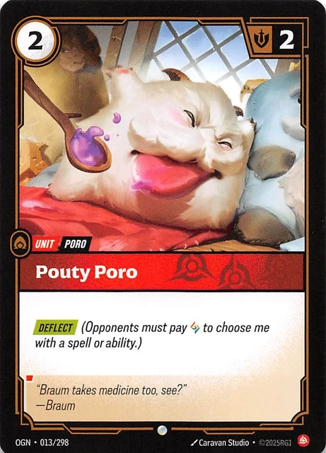 POUTY PORO 013 298 Origins Riftbound League Of Legends 003100 1 82 POUTY PORO 013 298 Origins Riftbound League Of Legends 003100 1 82