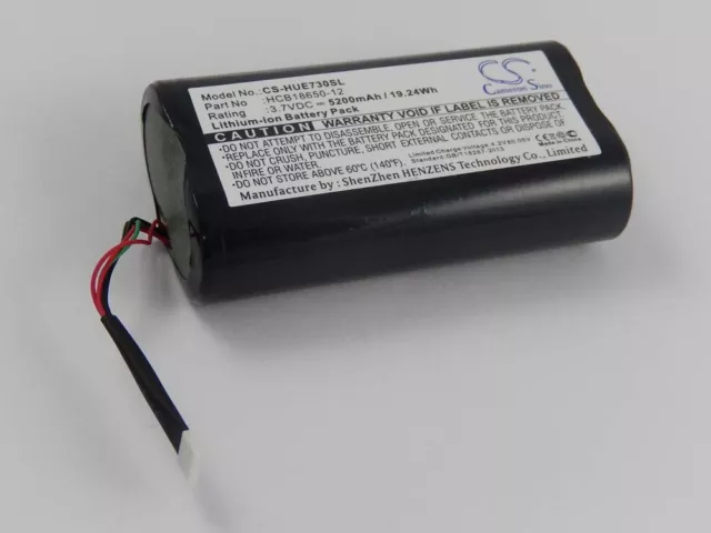 Batterie comme Huawei HCB18650-12 5200mAh 3,7V Li-ion