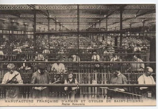 Reproduction de CPA - Manufacture Française d'armes et cycles de ST-ETIENNE