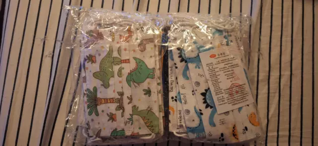 Children's Facemasks 100 Pack Various designs FREE SHIPPING