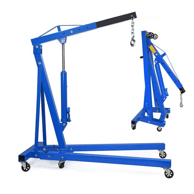 2 TON TONNE Hydraulic Folding Engine Motor Crane Stand Hoist lift Jack