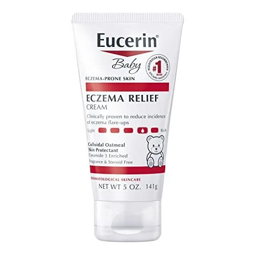 Baby Eczema Relief Body Cream - Steroid & Fragrance Free for 3+ Months of Age