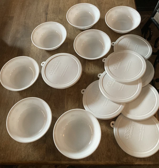 CORNING CORELLE SECRET Garden 18 oz Cereal Soup Bowls Set of 8 with