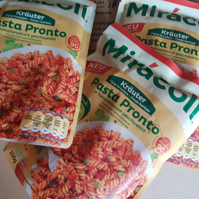 3x miracoli pasta pronto mit kräutern insges. 0,6 kg mhd!