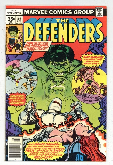 Defenders 56 VFNM Infantino art! LUNATIK vs VALKYRIE! 1978 Marvel Comics P550