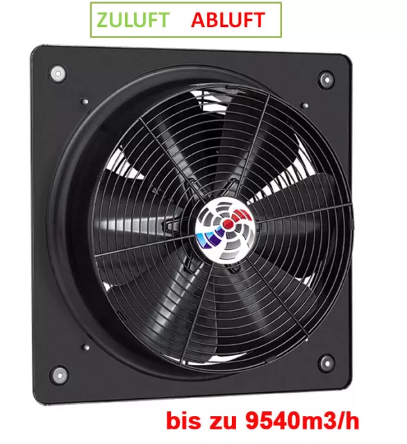 Ventilateurs Axiaux 9540m ³ H Industrie Métal pour Vitres Et Murs De