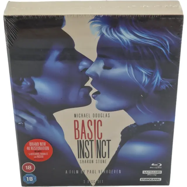 Basic Instinct 4K Ultra HD + Blu-ray DigiPack Édition Collector Zone B 2021[-18]