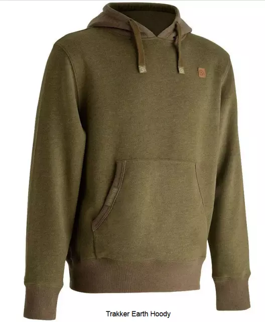 Trakker Earth Hoody All Sizes NEW Fishing Men's Clothing