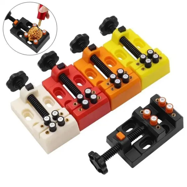 Mini-Flat Clamp Table Jaw Bench Drill Press Vice Opening Parallel Vise Tool Kit