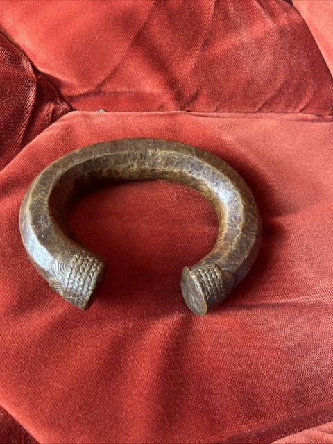BRACELET D'ESCLAVE EN Bronze Argenté ( Afrique , Asie??) EUR 75,00 - FR