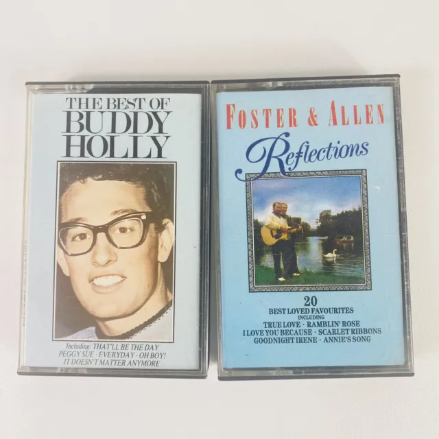 Foster & Allen Reflections Best of Buddy Holly Cassette Music Tapes