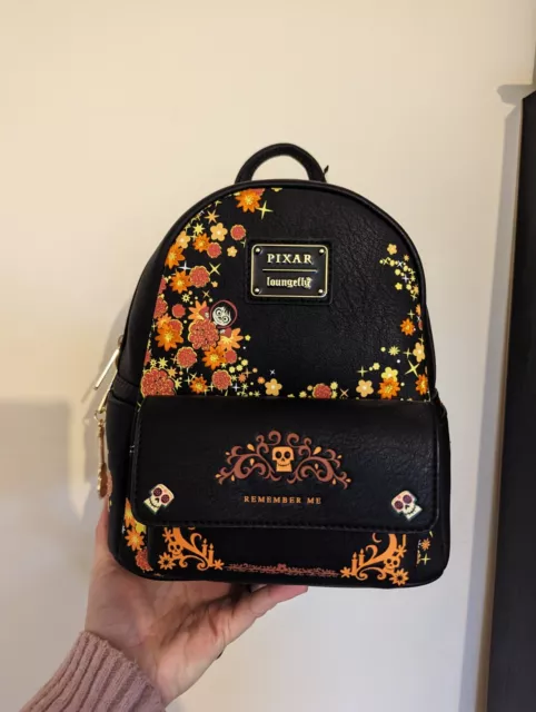 LOUNGEFLY DISNEY PIXAR Coco Remember me backpack Brand New