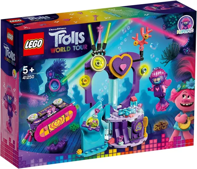LEGO 41250 Trolls World Tour Techno Reef Dance Party Playset Building Set