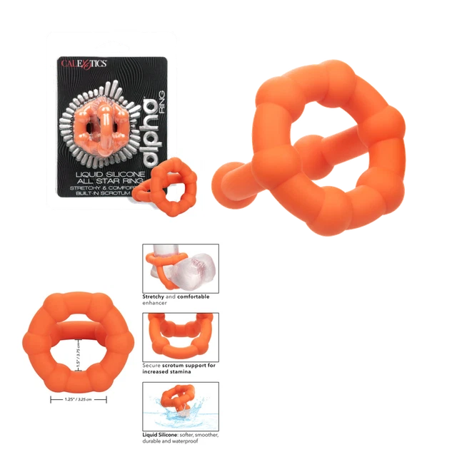 Anillo fálico para pene que retrasa el anillo estimulante para el pene en...