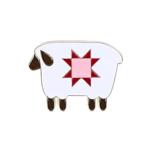 Cortador de agujas esmaltado It's Sew Emma - Ovejas primarias de Lori Holt
