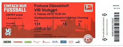 15.03.1986 Vfb Stuttgart Fortuna 2918 Ticket Bl 85/86 Fortuna Düsseldorf 