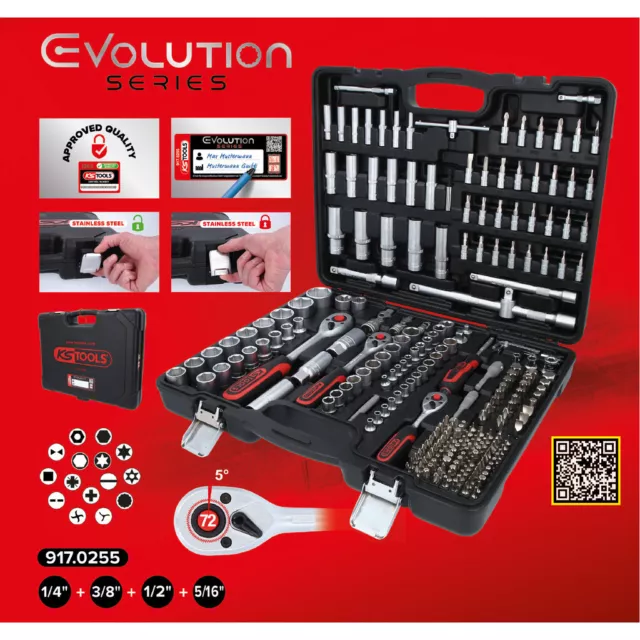 KS Tools 1/4 Steckschlüssel-Satz, 48-tlg. - Autozubehör