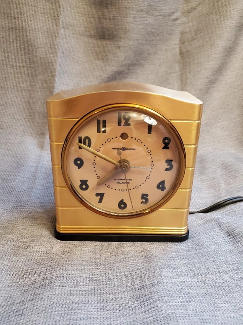 Vintage GE General Electric Desk Clock 7H106 Works!