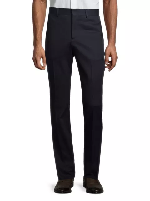 Sandro ​NAVY BLUE Men's Flat-Front Stretch Pants, US 46