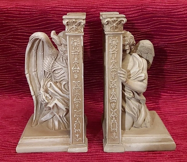 Dan Brown Angels & Demons Collector's Bookends. Rare. VGC. Ltd 4000.