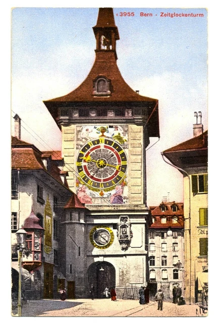 CPA Suisse Mittelland Berne le Clocher animé