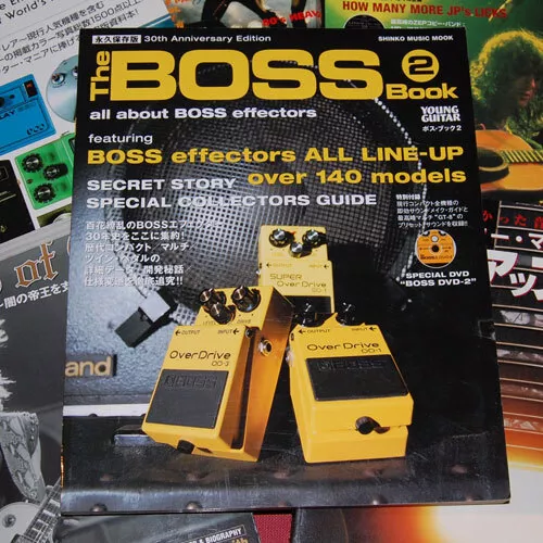 The BOSS BOOK 2 - Young Guitar Magazine 2006 Japan with DVD all about effectors