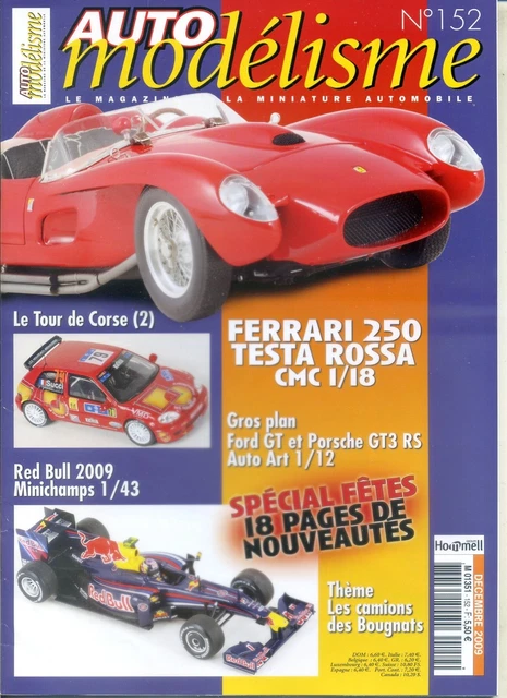 Revue Auto Modélisme N°150 - Ferrari 315 PB & Canam 1977-1980 & DS Présidentielle - Occasion