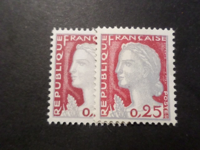 Superbe lot de 3827 timbres de France neufs** entre 1960 et 1975
