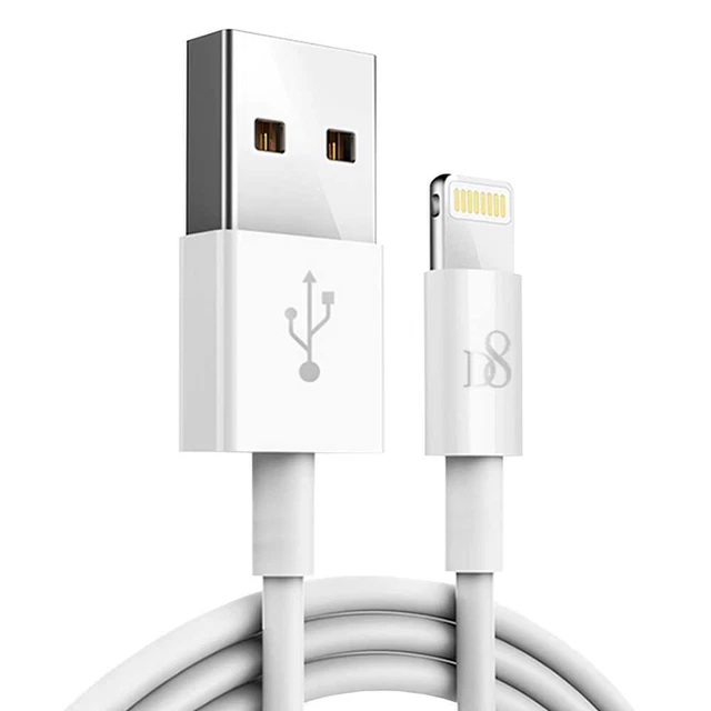 Cavo Lightning USB 15 Cm SIZUKA Certificato MFi, In Nylon Intrecciato, Ricarica Rapida 2.4A, Compatibile IPhone 14-5s/SE 2020