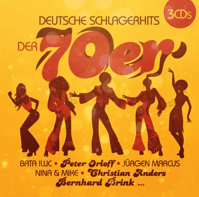 CD Deutsche Schlagerhits der 70er von Various Artists 3CDs