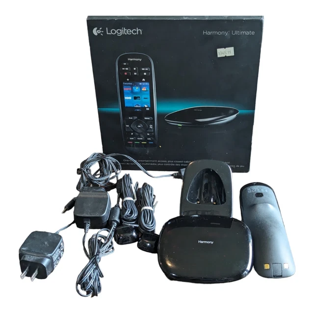 LOGITECH HARMONY ULTIMATE Home Remote Control NR0007 Cradle, Hub, Ir