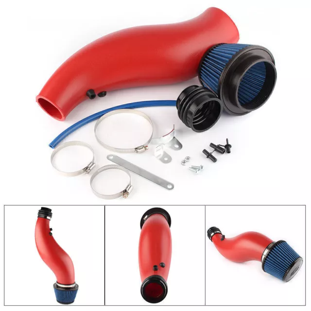 For Honda Civic 1992-2000 1999 With Air Filter ABS Plastic Red Air Intake Pipe