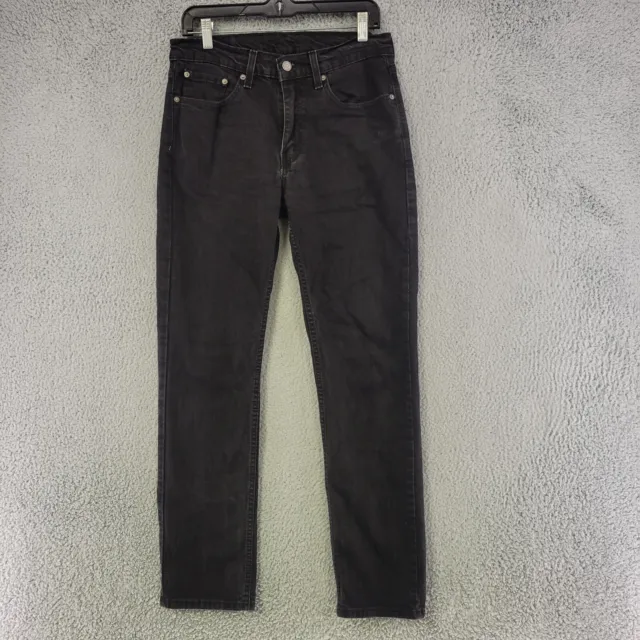 Levis Jeans Mens 31x32 Black Straight Leg 514 Casual Denim Red Tab Classic