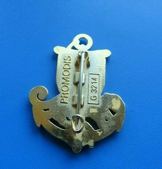 2256 INSIGNE &6° Bataillon d’Infanterie de Marine, écu doré, panthère noire EUR 10,00