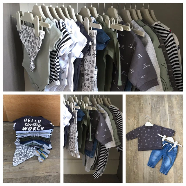 Beautiful Baby Boy Clothes Bundle Age 0-3 Months Great Condition.