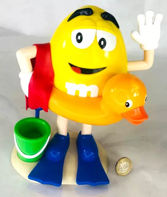 Action Figure M&Ms mm MnM M&M Sweet Dispenser Beach Theme