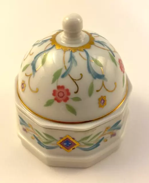 VTG Japan Prestige Place Venetian Collection Porcelain Hand Painted Trinket Box