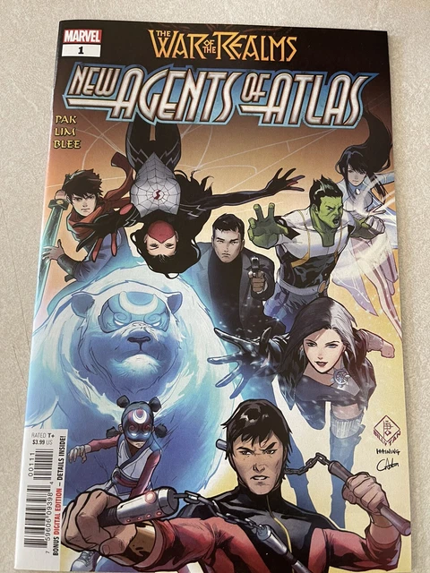War of the Realms New Agents of Atlas #1 First aero luna Snow Etc Marvel