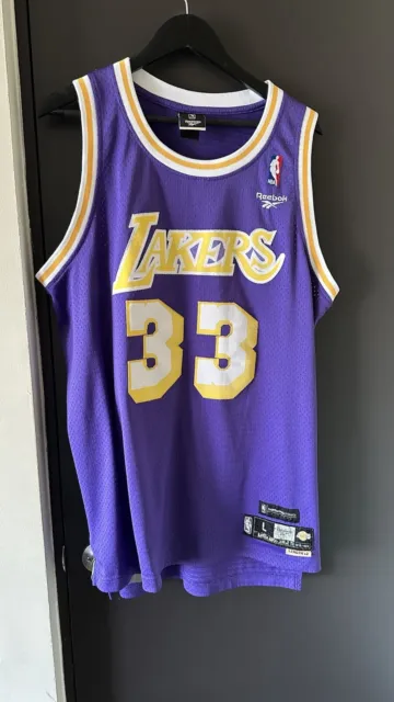 Vintage 80s-90s Sand Knit Kareem Abdul Jabbar Los Angeles Lakers